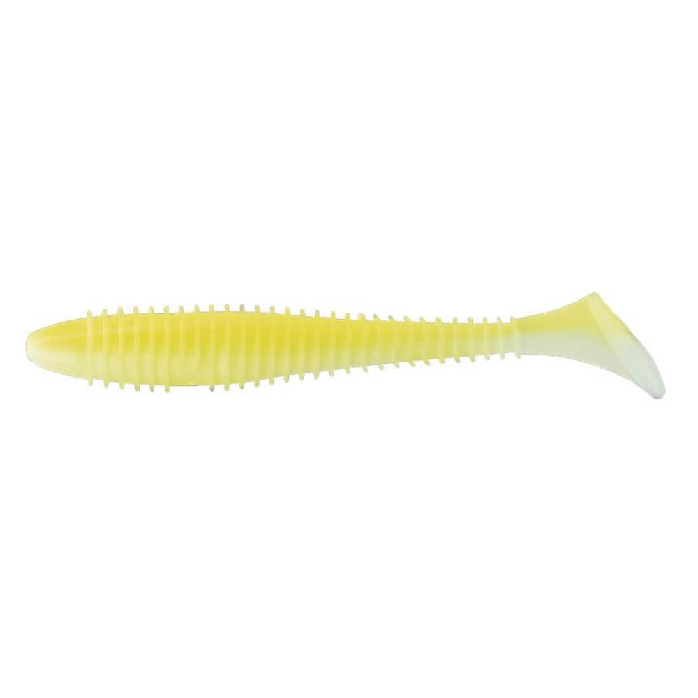 Keitech Swing Impact Slim White Chartreuse