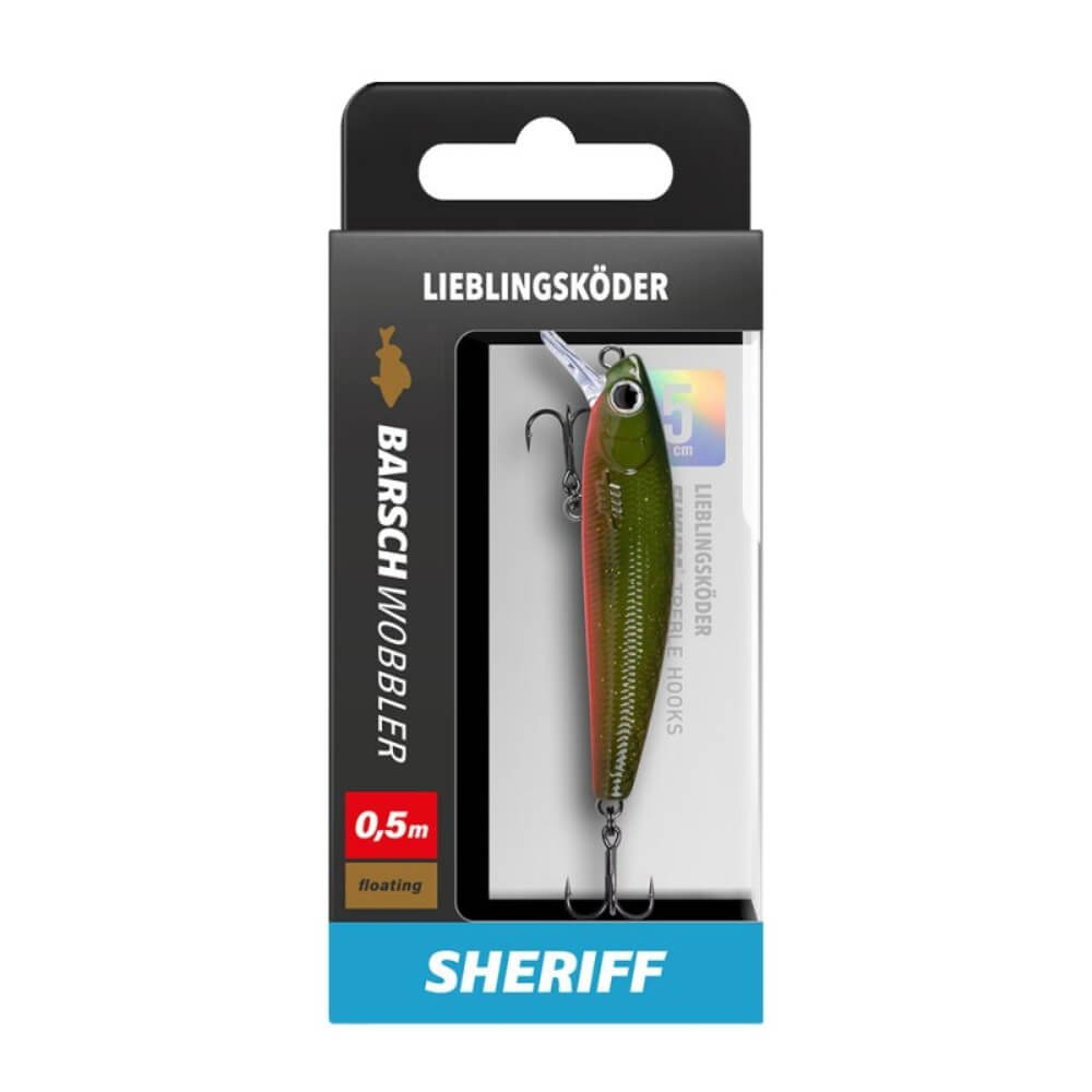 Lieblingsköder Barschwobbler 5 cm Sheriff