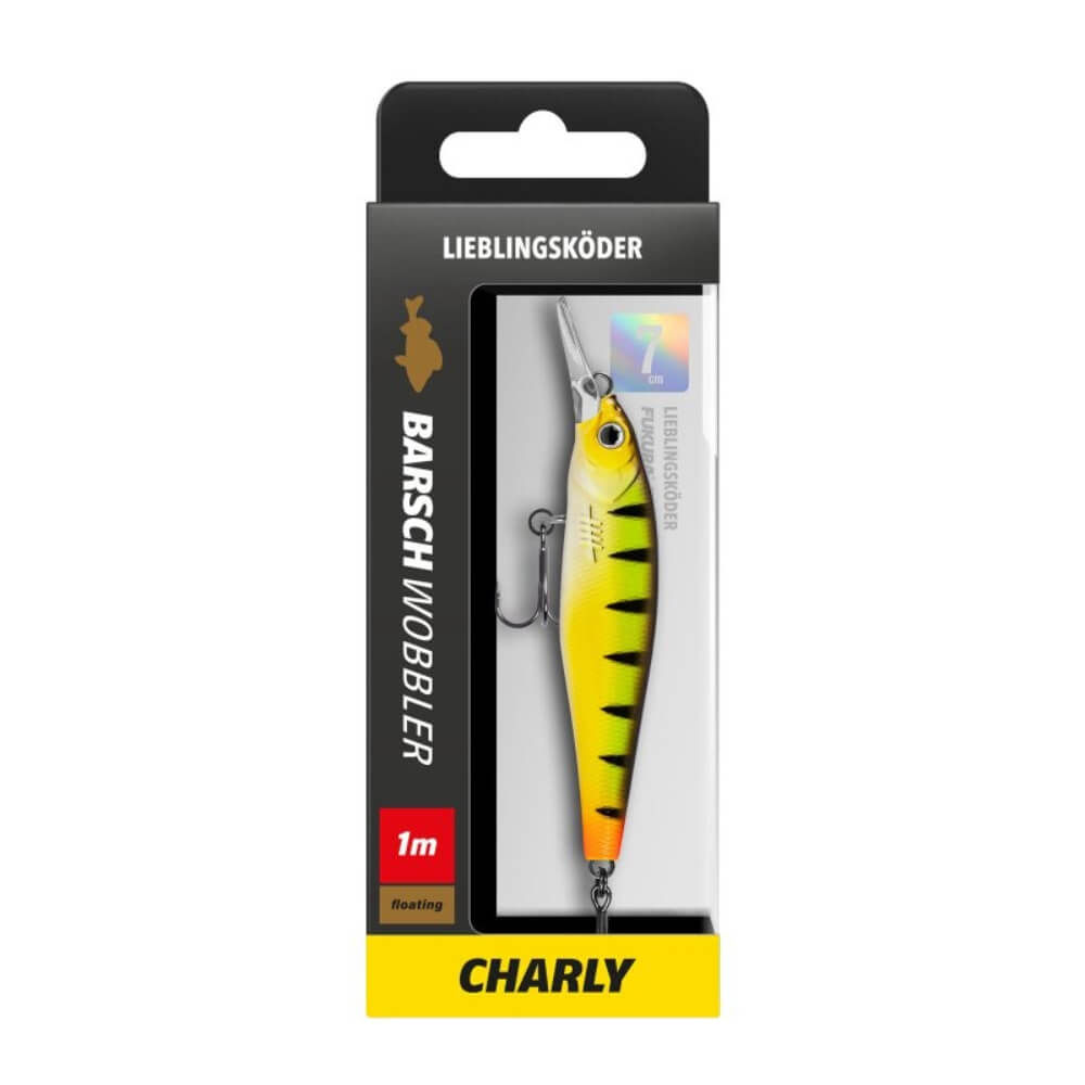 Lieblingsköder Barschwobbler 7 cm Charly