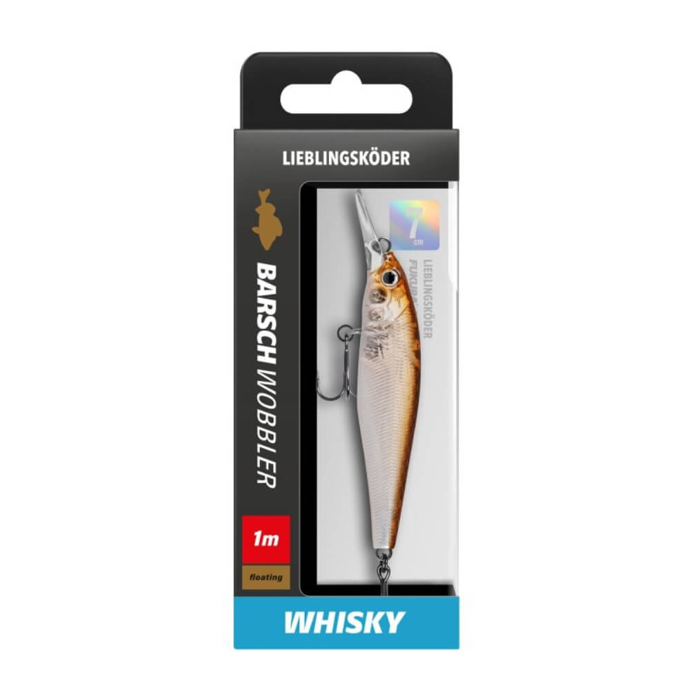 Lieblingsköder Barschwobbler 7 cm Whisky