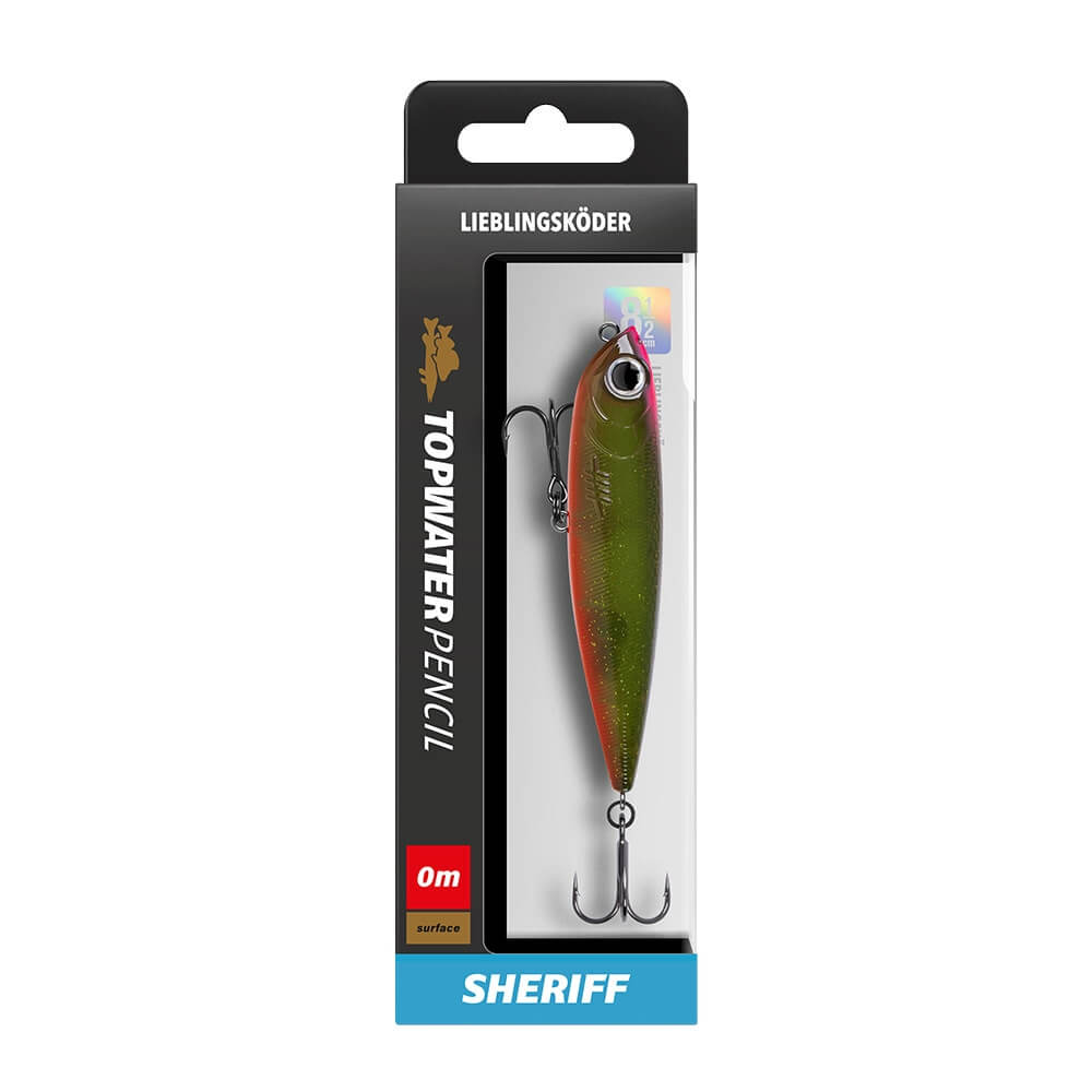 Lieblingsköder Topwater Pencil Sheriff