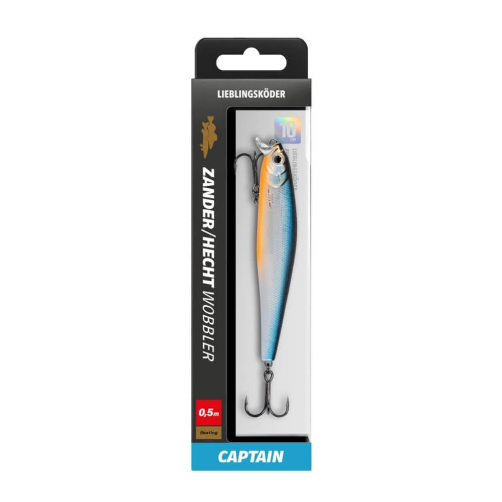 Lieblingsköder Zander/Hecht-Wobbler ZH100 F0,5 Captain