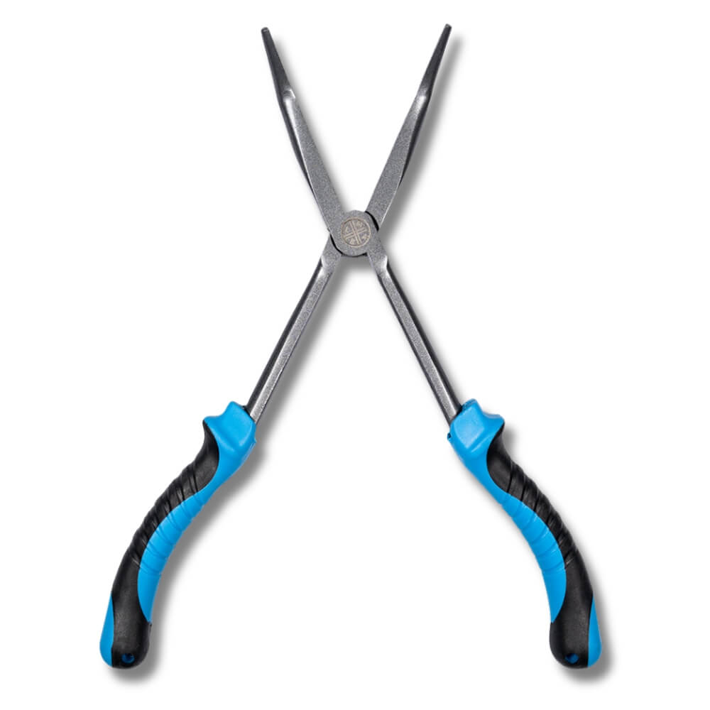 LMAB Lösezange gebogen / Bent Nose Pliers / 28 cm offen