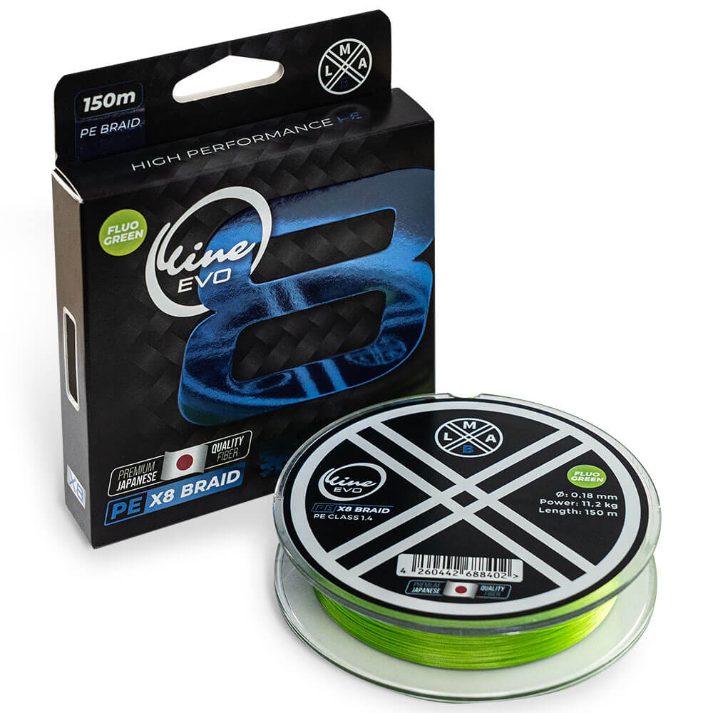 Daiwa Tournament x8 Evo+ (Chartreuse) / 135 m » HechtundBarsch.de