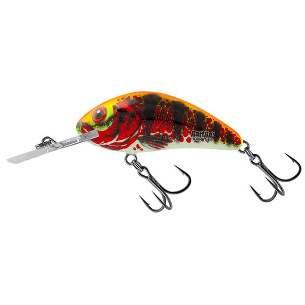 Salmo Rattlin Hornet 3,5 cm Floating Holo Red Perch