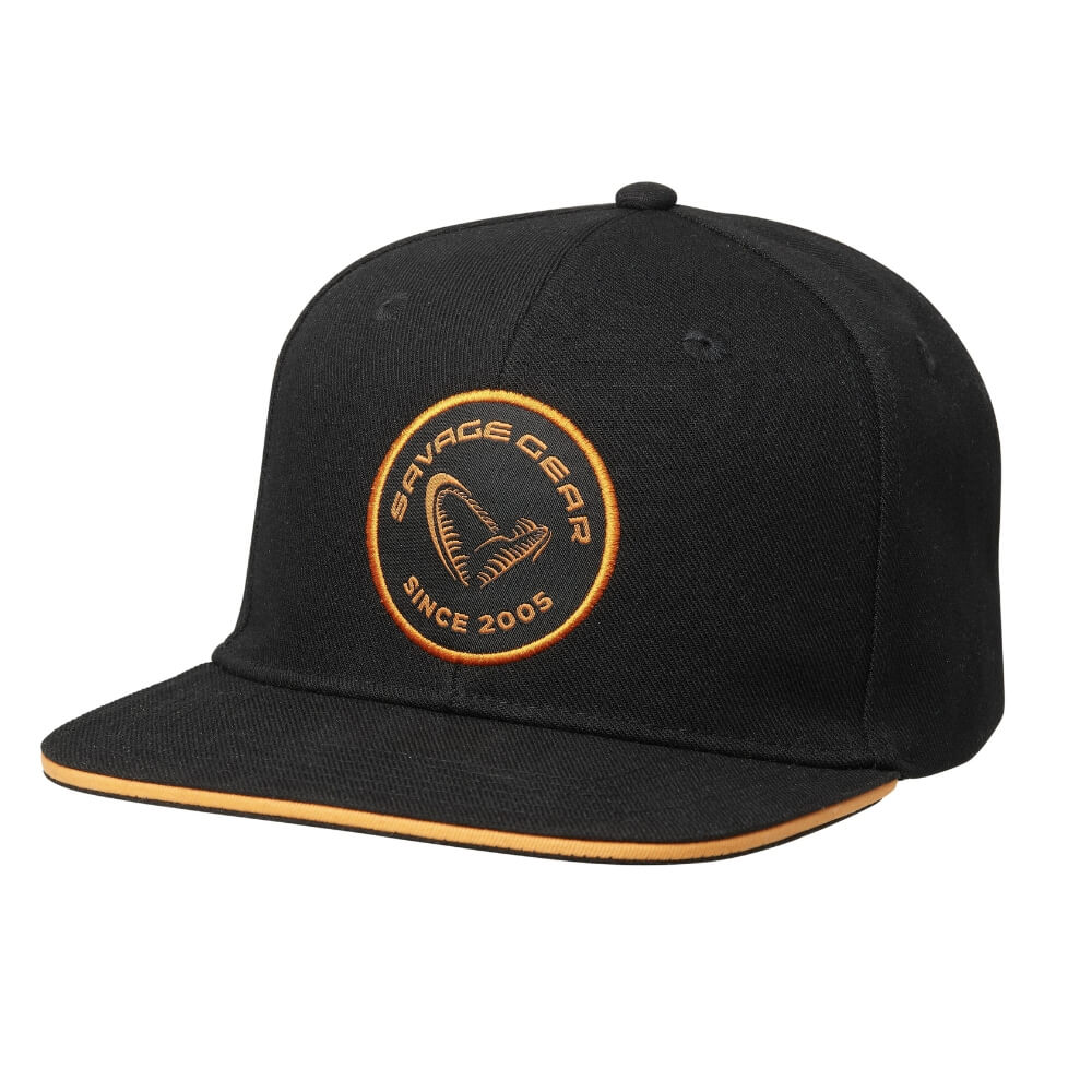 Savage Gear Badge Flatbill Cap (Black/Orange)