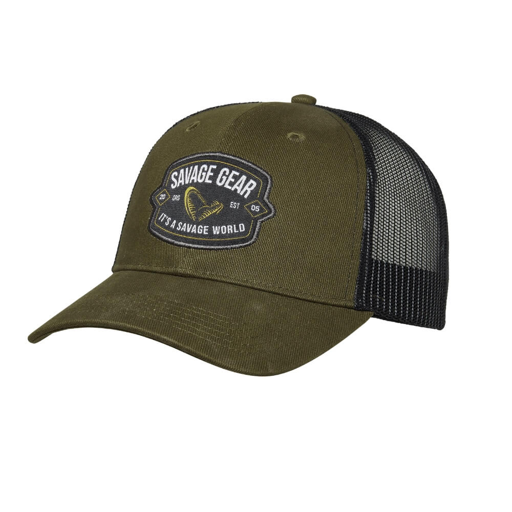 Savage Gear Badge Trucker Cap (Green)