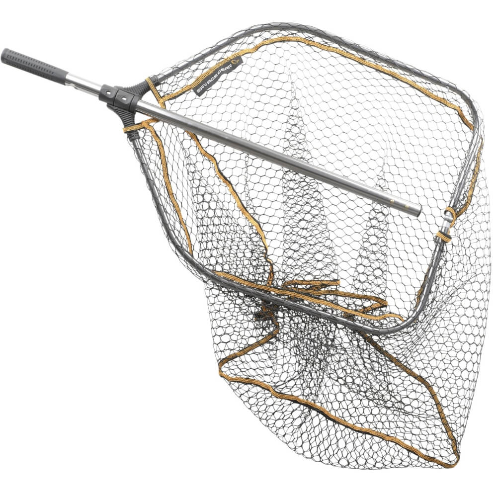 Savage Gear Pro Folding Rubber Mesh Landing Net / Kescher Main