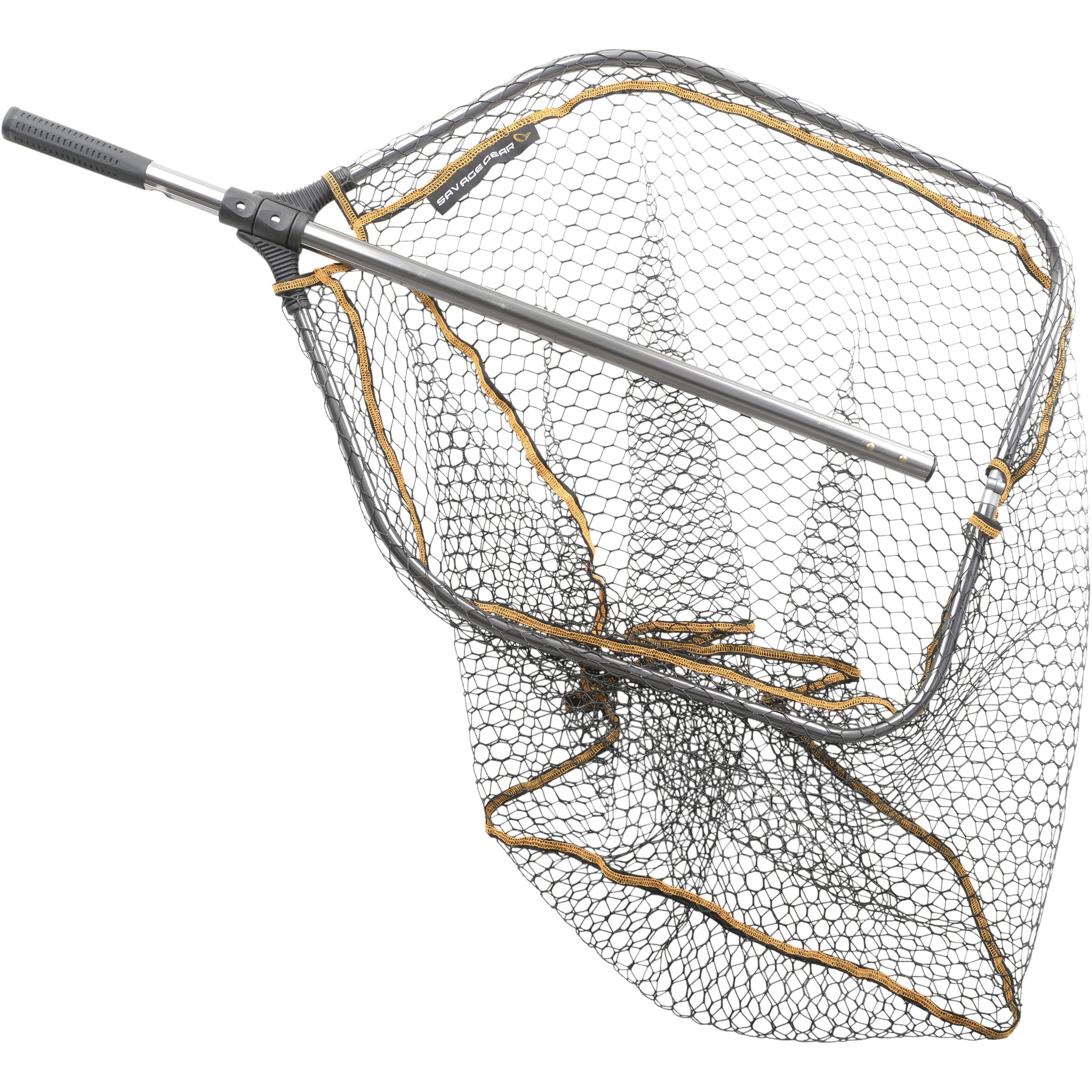Savage Gear Pro Folding Rubber Mesh Landing Net Kescher L 65x50x50 cm