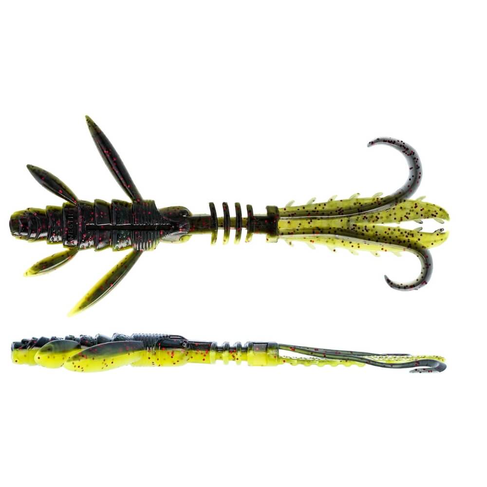 Westin CreCraw Rippler Black / Chartreuse